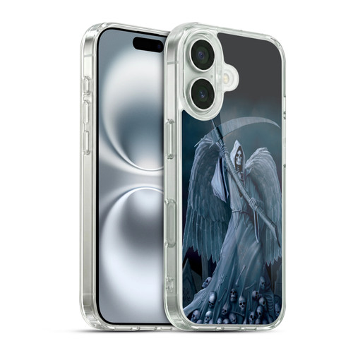 Vincent Hie Skulls Death On A Hold Soft Gel Case for Apple iPhone 16 & MagSafe
