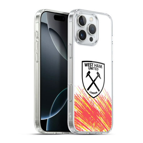 West Ham United FC 2022/23 Crest Kit Third Soft Gel Case for Apple iPhone 16 Pro Max & MagSafe