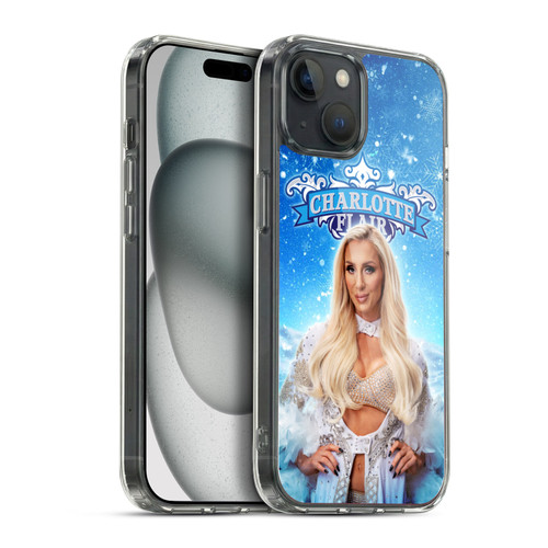 WWE Charlotte Flair The Queen Soft Gel Case for Apple iPhone 15 Plus & MagSafe