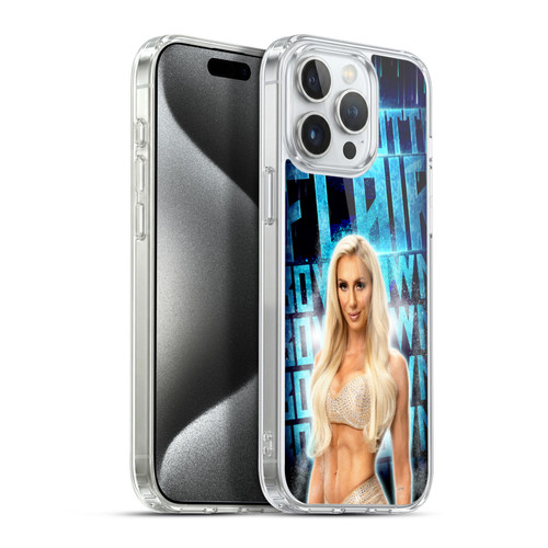 WWE Charlotte Flair Bow Down Soft Gel Case for Apple iPhone 15 Pro Max & MagSafe