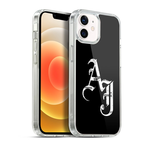WWE Aj Styles Grunge Initials Soft Gel Case for Apple iPhone 12 / iPhone 12 Pro & MagSafe