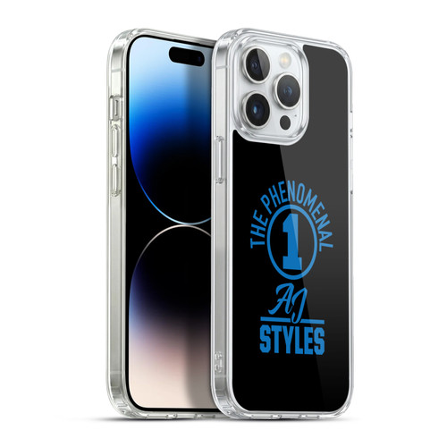 WWE Aj Styles The Phenomenal One Soft Gel Case for Apple iPhone 13 Pro Max & MagSafe