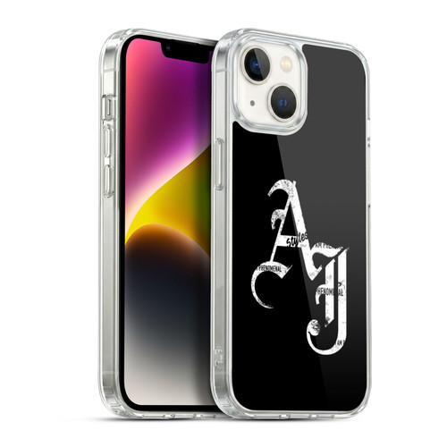 WWE Aj Styles Grunge Initials Soft Gel Case for Apple iPhone 14