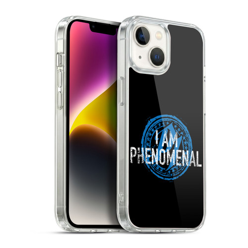 WWE Aj Styles I Am Phenomenal Soft Gel Case for Apple iPhone 14