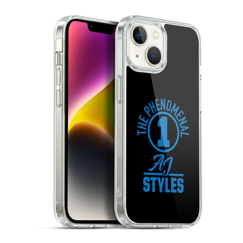 WWE Aj Styles The Phenomenal One Soft Gel Case for Apple iPhone 14