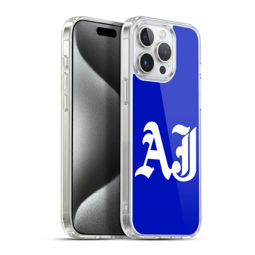 WWE Aj Styles Initials Soft Gel Case for Apple iPhone 15 Pro Max & MagSafe