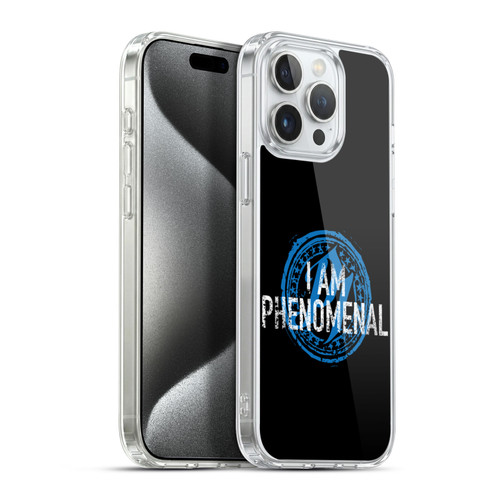 WWE Aj Styles I Am Phenomenal Soft Gel Case for Apple iPhone 15 Pro Max & MagSafe