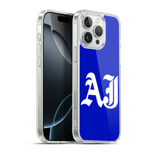 WWE Aj Styles Initials Soft Gel Case for Apple iPhone 16 Pro Max & MagSafe