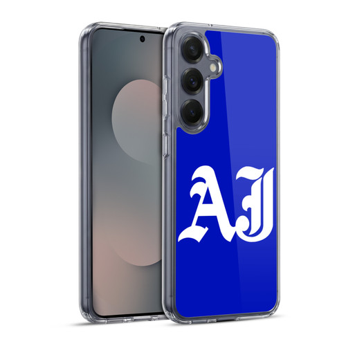 WWE Aj Styles Initials Soft Gel Case for Samsung Galaxy S25+ & MagSafe