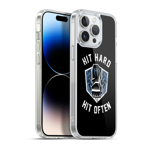 WWE 2017 Roman Reigns Hit Hard Hit Often Soft Gel Case for Apple iPhone 13 Pro Max & MagSafe