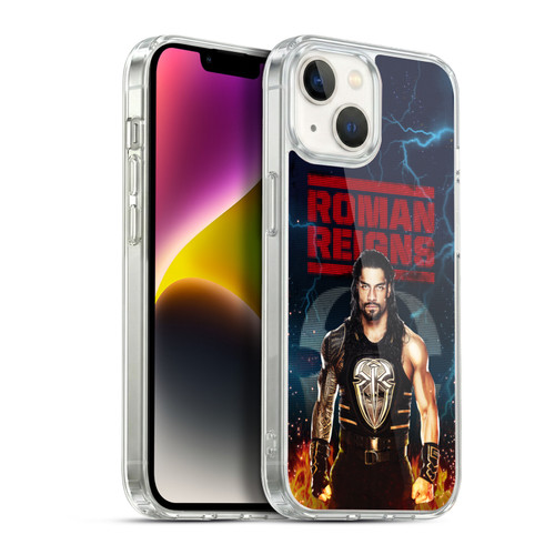 WWE 2017 Roman Reigns LED Image Soft Gel Case for Apple iPhone 14