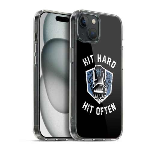 WWE 2017 Roman Reigns Hit Hard Hit Often Soft Gel Case for Apple iPhone 15 Plus & MagSafe