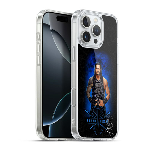 WWE 2017 Roman Reigns LED Image 2 Soft Gel Case for Apple iPhone 16 Pro Max & MagSafe