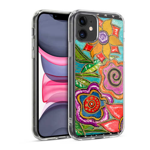 Wyanne Nature Funky Flower Garden Soft Gel Case for Apple iPhone 11