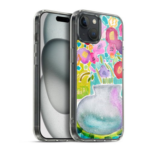 Wyanne Nature Flowers From A Friend Soft Gel Case for Apple iPhone 15 Plus & MagSafe