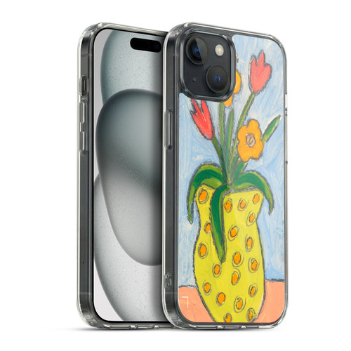 Wyanne Nature Little Vase Of Flowers Soft Gel Case for Apple iPhone 15 Plus & MagSafe