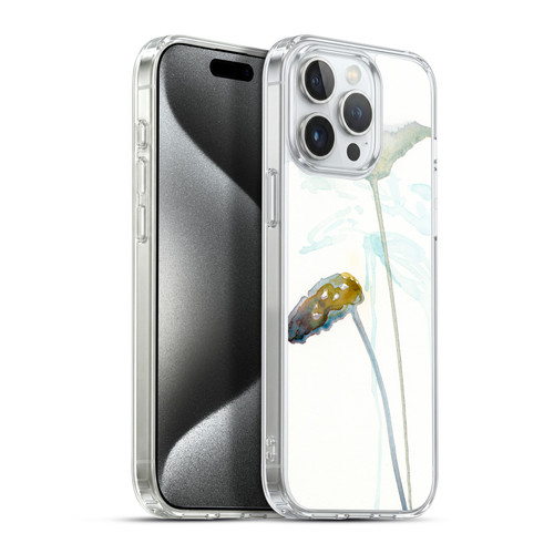 Wyanne Nature Green Botanical Watercolour Soft Gel Case for Apple iPhone 15 Pro Max & MagSafe