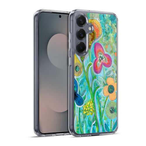 Wyanne Nature Garden Wildflowers Soft Gel Case for Samsung Galaxy S25+ & MagSafe