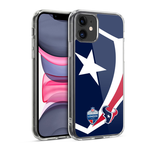 NFL 2019 London Games Oversized Texans Soft Gel Case for Apple iPhone 11