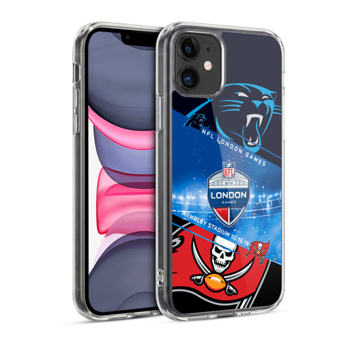 NFL 2019 London Games Panthers VS. Buccaneers Soft Gel Case for Apple iPhone 11
