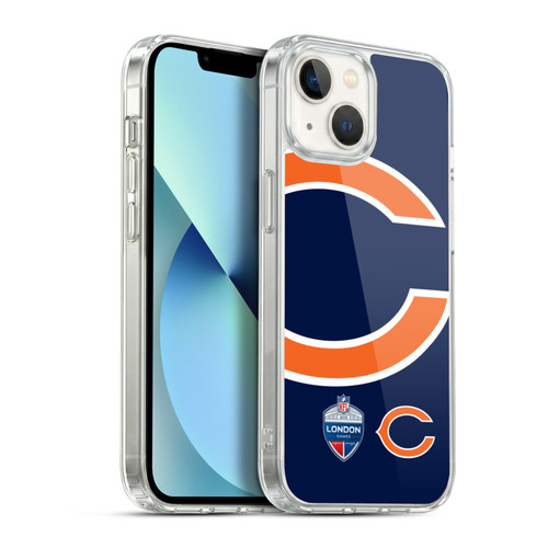 NFL 2019 London Games Oversized Bears Soft Gel Case for Apple iPhone 13