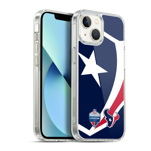 NFL 2019 London Games Oversized Texans Soft Gel Case for Apple iPhone 13