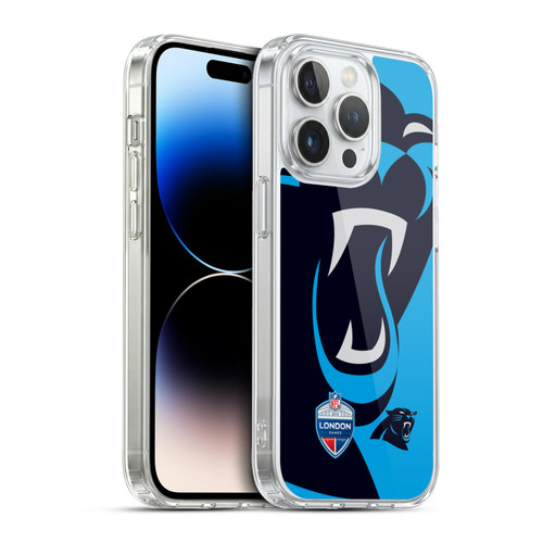 NFL 2019 London Games Oversized Panthers Soft Gel Case for Apple iPhone 13 Pro & MagSafe