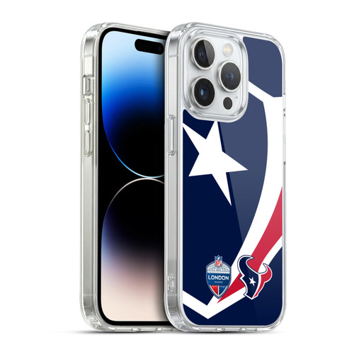 NFL 2019 London Games Oversized Texans Soft Gel Case for Apple iPhone 13 Pro & MagSafe
