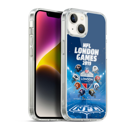 NFL 2019 London Games All Teams Soft Gel Case for Apple iPhone 14 Plus & MagSafe