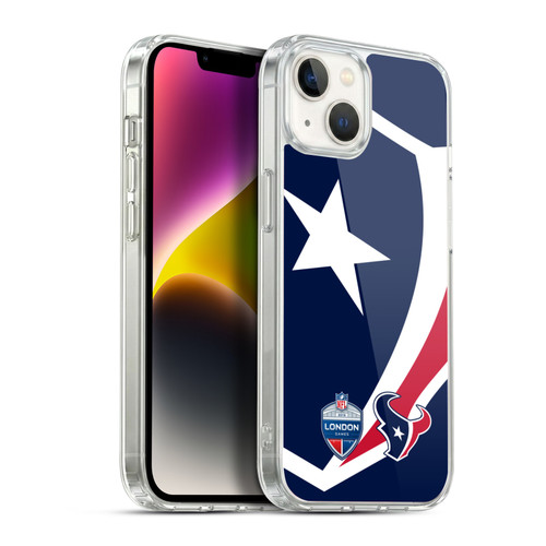 NFL 2019 London Games Oversized Texans Soft Gel Case for Apple iPhone 14 Plus & MagSafe