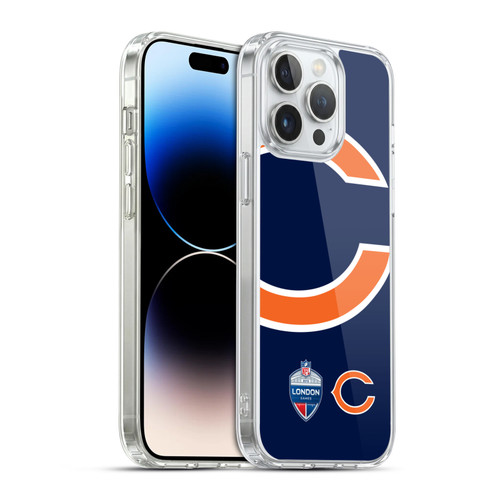 NFL 2019 London Games Oversized Bears Soft Gel Case for Apple iPhone 14 Pro Max & MagSafe