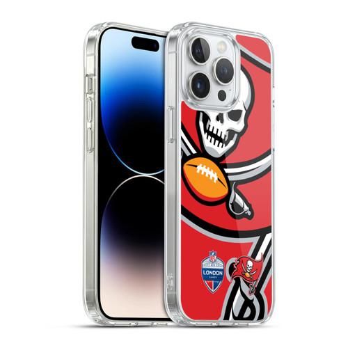 NFL 2019 London Games Oversized Buccaneers Soft Gel Case for Apple iPhone 14 Pro Max & MagSafe
