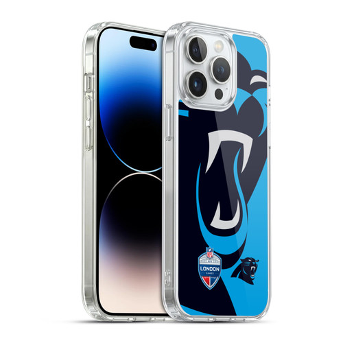 NFL 2019 London Games Oversized Panthers Soft Gel Case for Apple iPhone 14 Pro Max & MagSafe