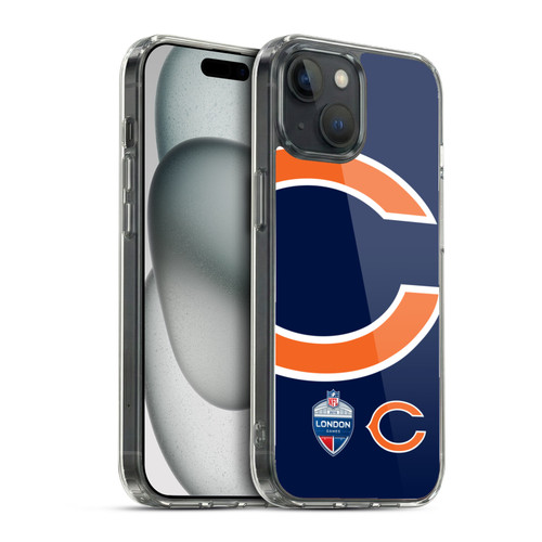 NFL 2019 London Games Oversized Bears Soft Gel Case for Apple iPhone 15 & MagSafe