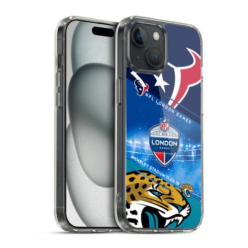 NFL 2019 London Games Texans VS. Jaguars Soft Gel Case for Apple iPhone 15 & MagSafe