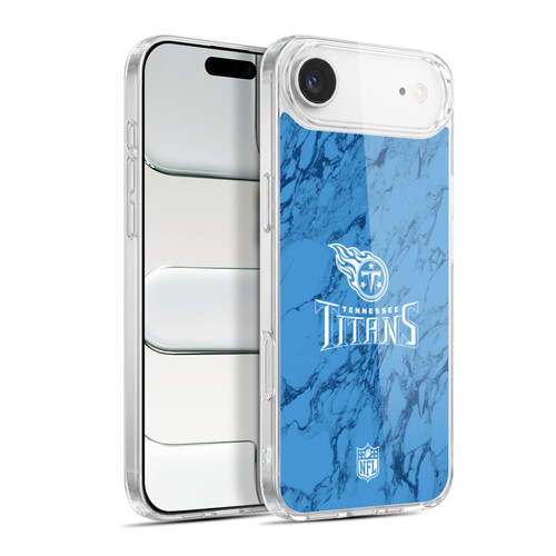 NFL Tennessee Titans Graphics Coloured Marble Soft Gel Case for Apple iPhone 17 Air