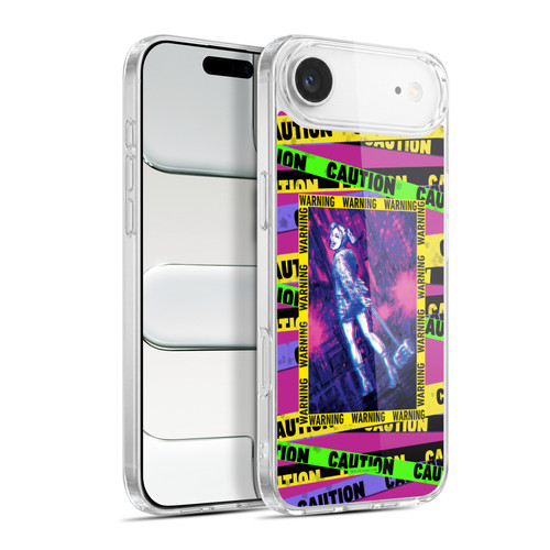 Birds of Prey DC Comics Harley Quinn Art Warning Soft Gel Case for Apple iPhone 17 Air