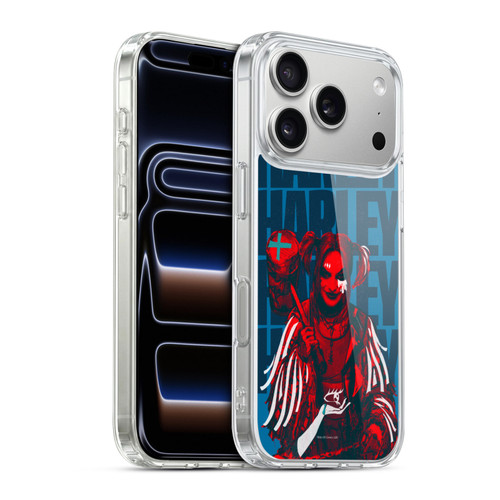 Birds of Prey DC Comics Harley Quinn Art Hammer Soft Gel Case for Apple iPhone 17 Pro