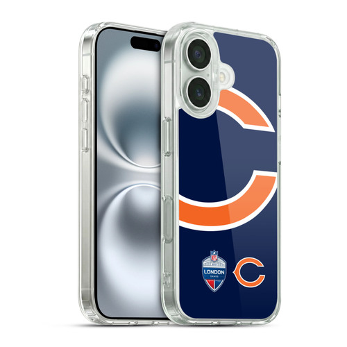 NFL 2019 London Games Oversized Bears Soft Gel Case for Apple iPhone 16 & MagSafe