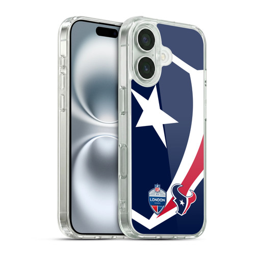 NFL 2019 London Games Oversized Texans Soft Gel Case for Apple iPhone 16 & MagSafe