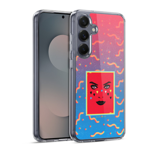 Birds of Prey DC Comics Harley Quinn Art Face Soft Gel Case for Samsung Galaxy S25 & MagSafe