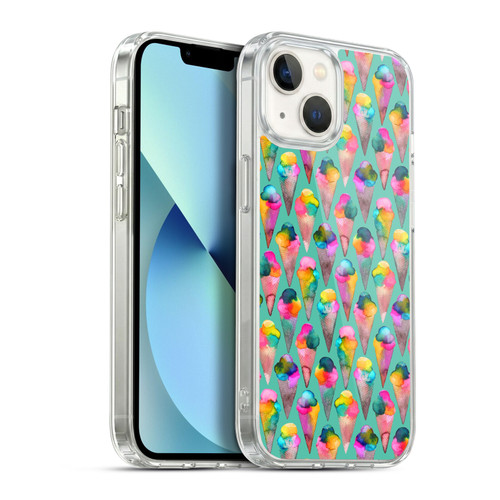 Ninola Patterns Yummy Ice Cream Soft Gel Case for Apple iPhone 13