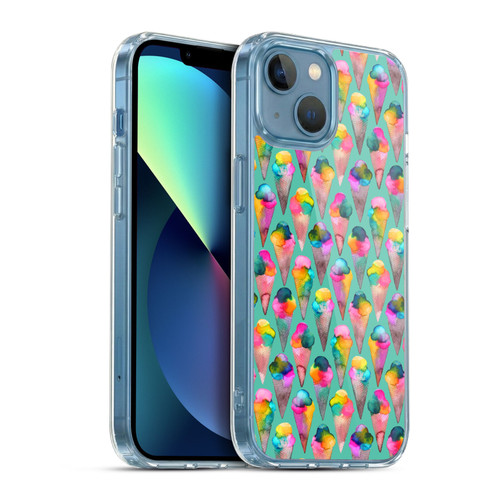Ninola Patterns Yummy Ice Cream Soft Gel Case for Apple iPhone 13 Mini & MagSafe