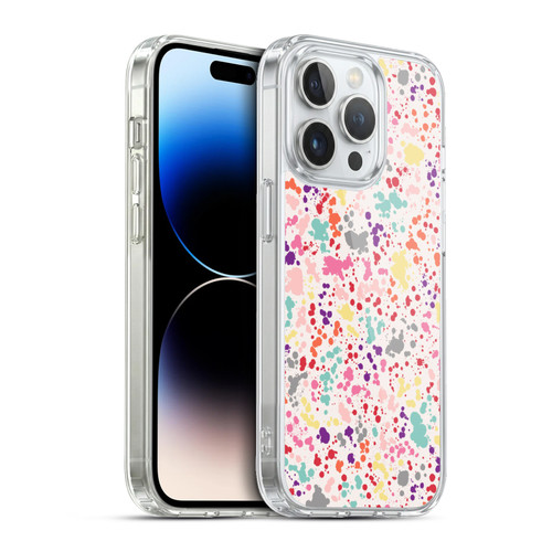 Ninola Patterns Colourful Splatter Drops Soft Gel Case for Apple iPhone 13 Pro & MagSafe