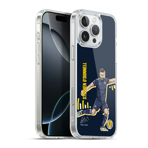 Scotland National Football Team Players Stephen O'Donnell Soft Gel Case for Apple iPhone 16 Pro Max & MagSafe