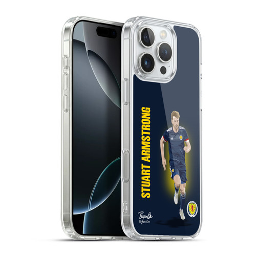 Scotland National Football Team Players Stuart Armstrong Soft Gel Case for Apple iPhone 16 Pro Max & MagSafe