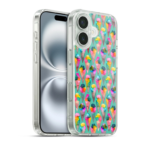 Ninola Patterns Yummy Ice Cream Soft Gel Case for Apple iPhone 16 & MagSafe