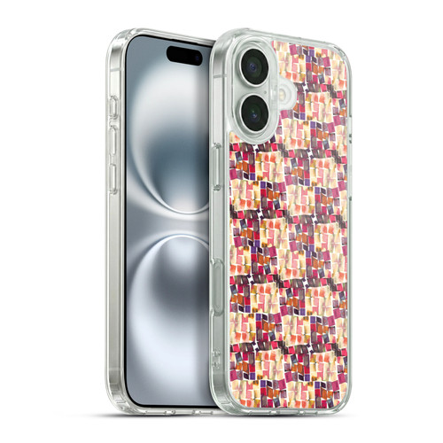 Ninola Patterns Minimal Crochet Soft Gel Case for Apple iPhone 16 Plus & MagSafe