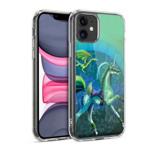 Rose Khan Unicorns Green Summer Soft Gel Case for Apple iPhone 11