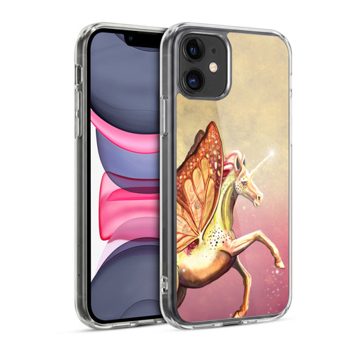 Rose Khan Unicorns Orange Tiger Lily Soft Gel Case for Apple iPhone 11